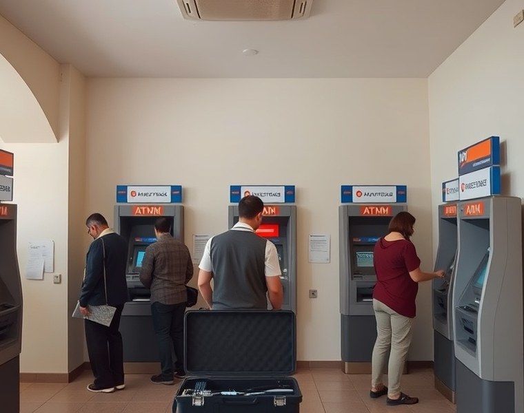 Después — Equipo restablecido en la misma visita y operando con normalidad.